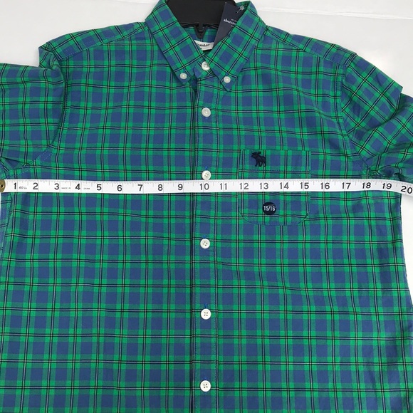 Abercrombie Shirt Button Down Size 15/16  NEW w/TAGS - Picture 7 of 8